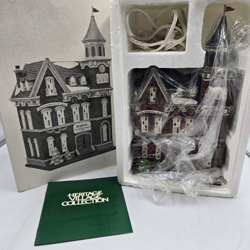 Dept 56 Brighton Prep School Christmas In The City Series 58876 Heritage Village